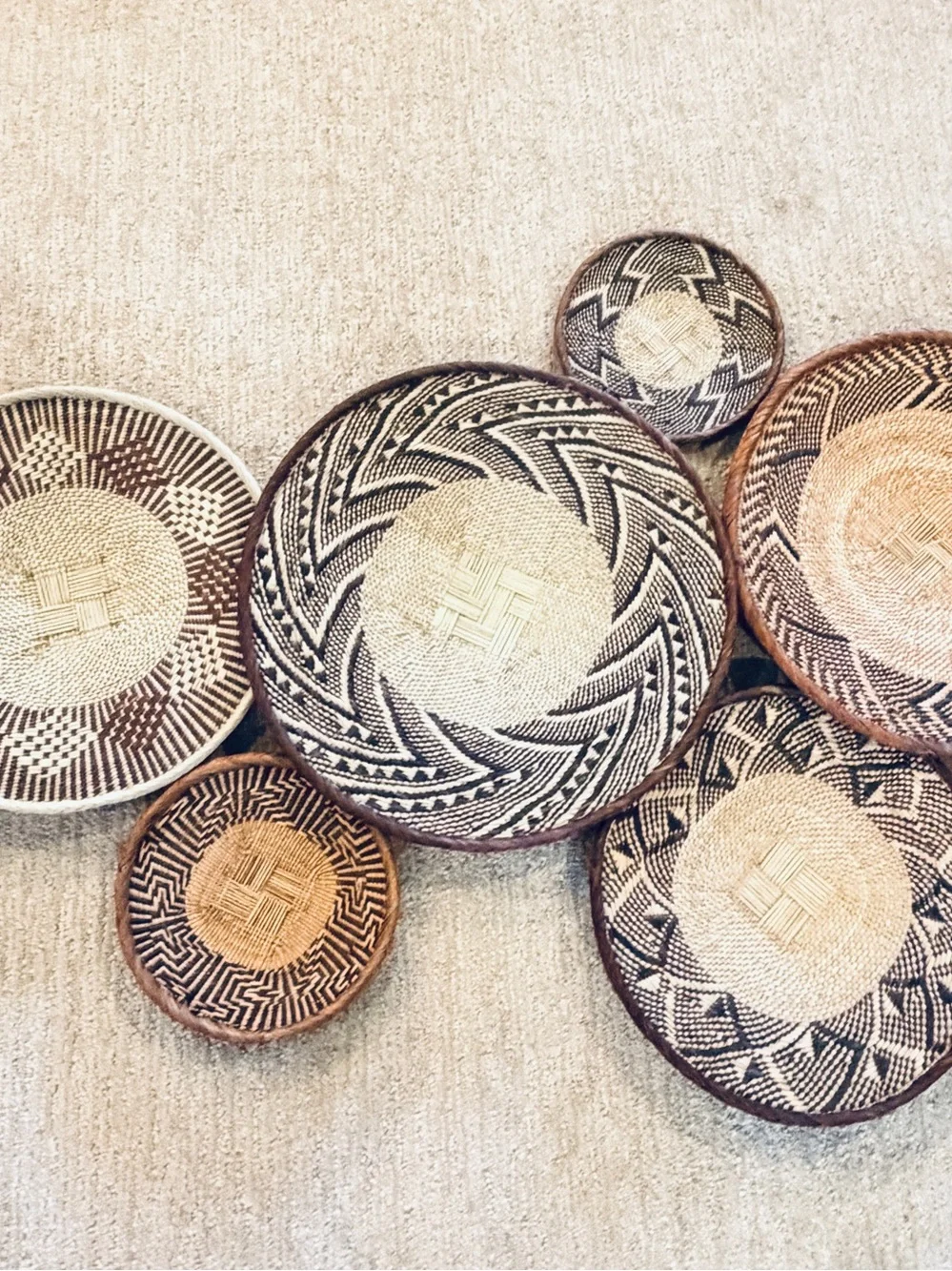 NEW Africa Woven Basket. Made by the Binga people of Zambia/Zimbabwe